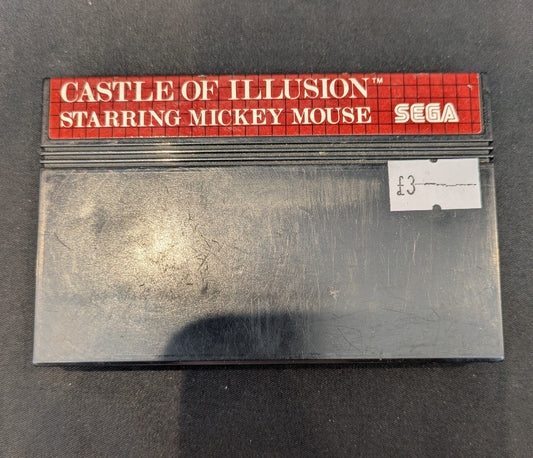 SEGA GAME CASTLE OF ILLUSION STARRING MICKEY MOUSE