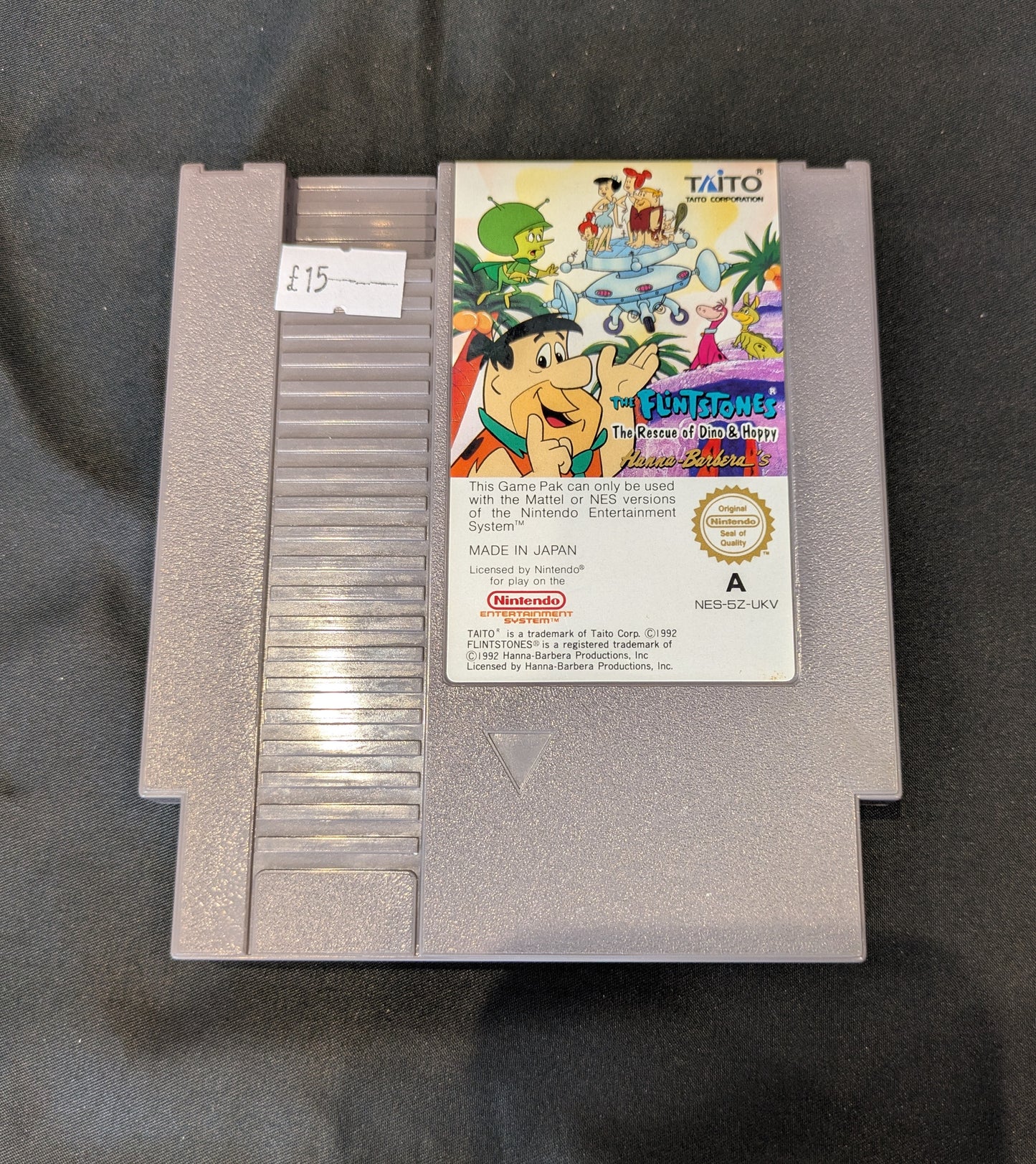 NINTENDO ENTERTAINMENT SYSTEM GAME THE FLINTSTONES