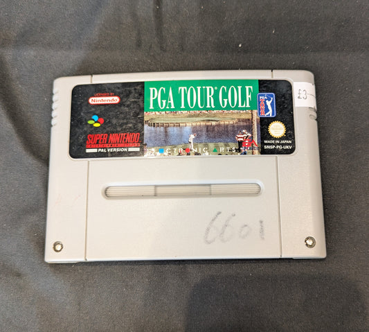 SUPER NINTENDO ENTERTAINMENT SYSTEM GAME PGA TOUR GOLF