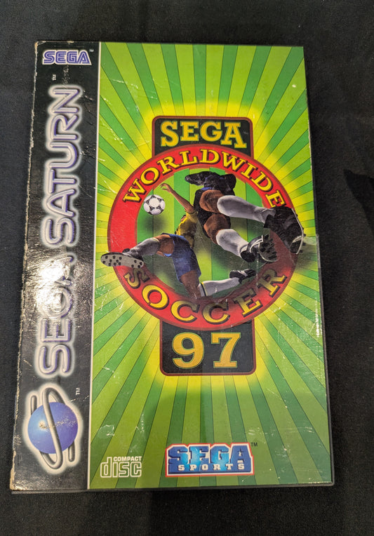 SEGA SATURN GAME WORLD WIDE SOCCER 97 BOXED