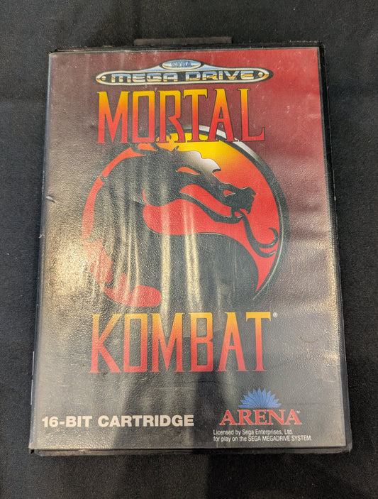 SEGA MEGA DRIVE GAME MORTAL KOMBAT BOXED