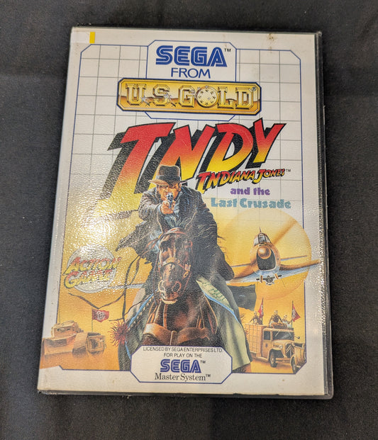 SEGA MASTER SYSTEM GAME INDY INDIANA JONES AND THE LAST CRUSADE BOXED