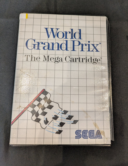 SEGA MASTER SYSTEM GAME WORLD GRAND PRIX BOXED