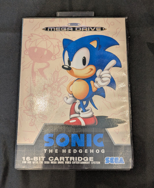 SEGA MASTER SYSTEM GAME SONIC THE HEDGEHOG BOXED