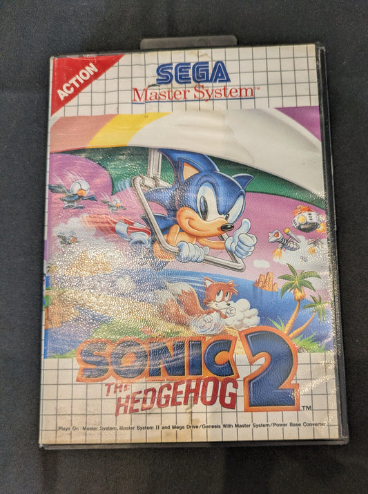SEGA MASTER SYSTEM GAME SONIC THE HEDGEHOG 2 BOXED
