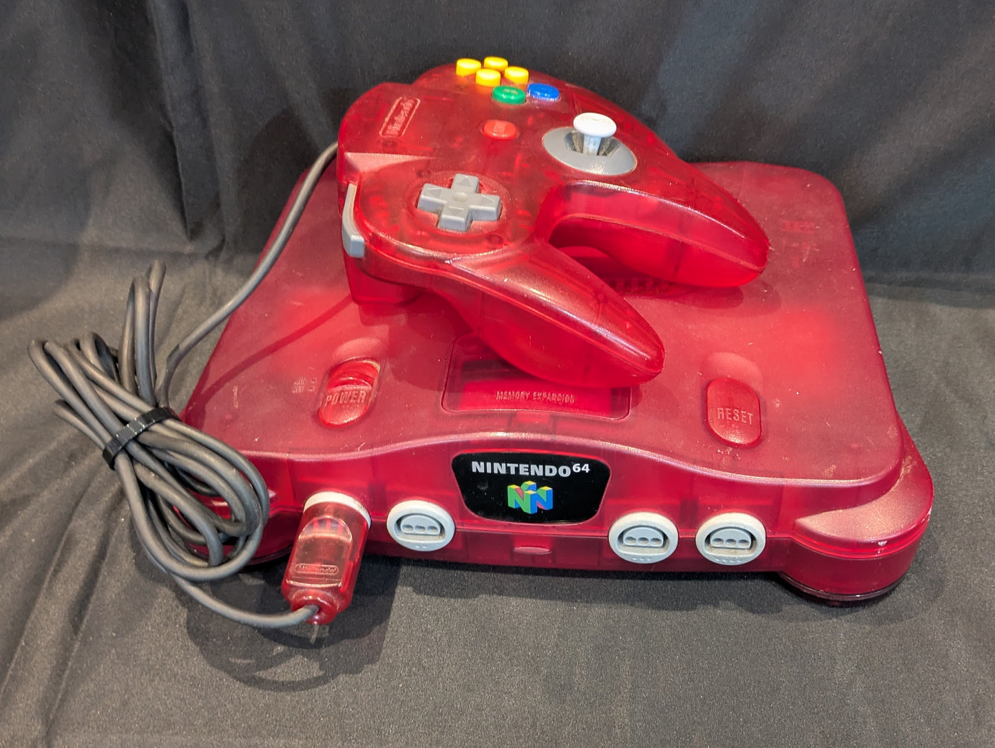 NINTENDO 64 CONSOLE LIMITED EDITION WATERMELON UNBOXED