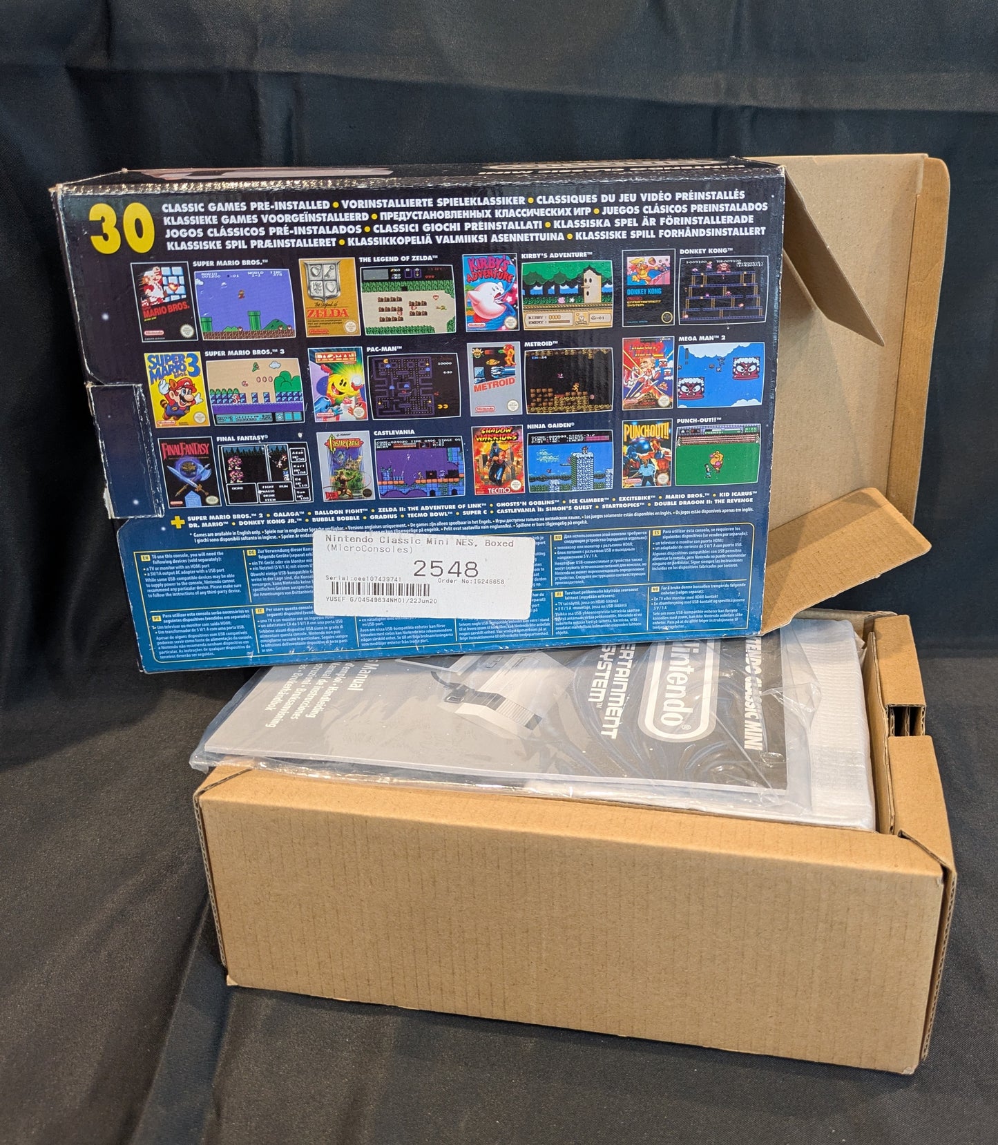 NINTENDO ENTERTAINMENT SYSTEM MINI CONSOLE BOXED