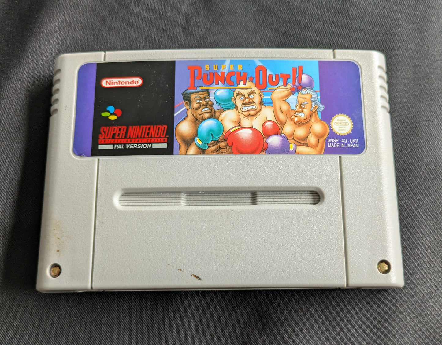 SUPER NINTENDO ENTERTAINMENT SYSTEM GAME SUPER PUNCH OUT UNBOXED