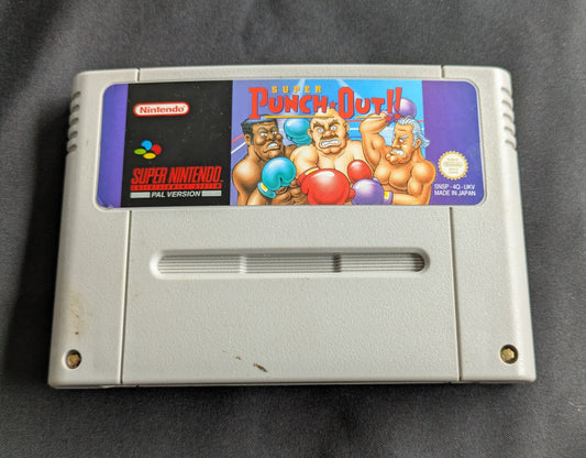 SUPER NINTENDO ENTERTAINMENT SYSTEM GAME SUPER PUNCH OUT UNBOXED