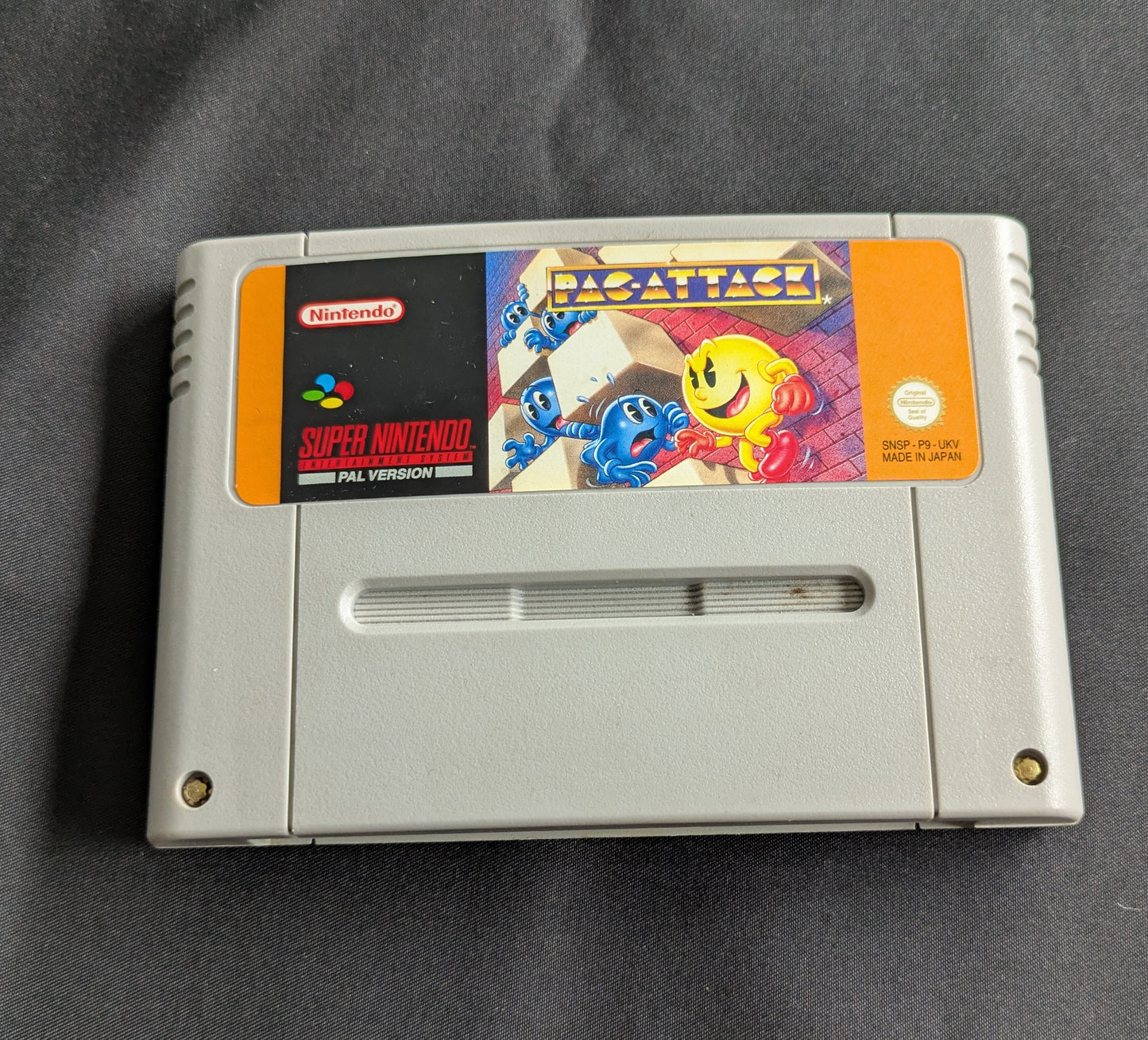 SUPER NINTENDO ENTERTAINMENT SYSTEM GAME PAC ATTACK UNBOXED