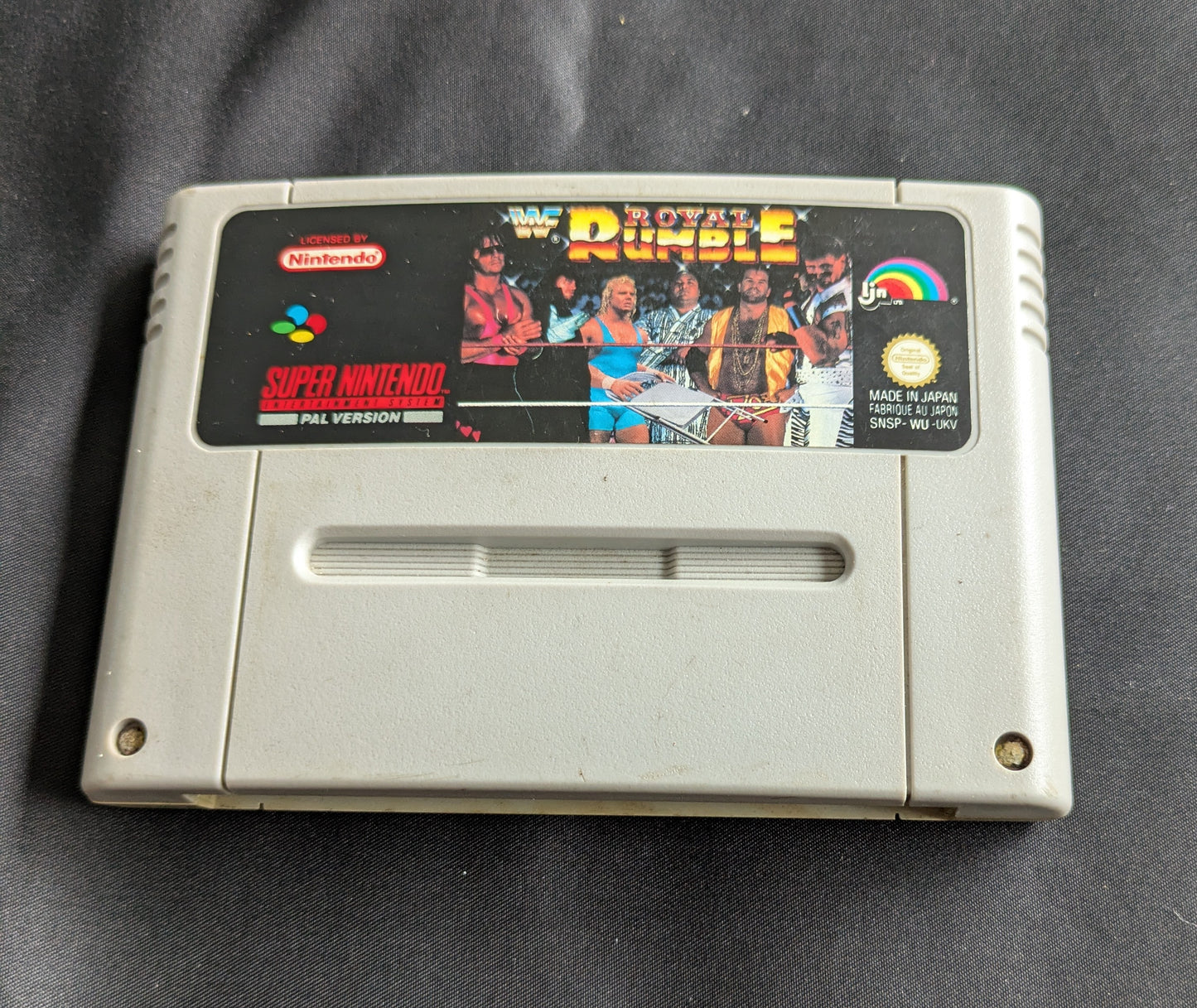 SUPER NINTENDO ENTERTAINMENT SYSTEM GAME ROYAL RUMBLE UNBOXED