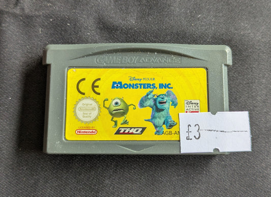GAME BOY ADVANCE GAME MONSTERS INC UNBOXED