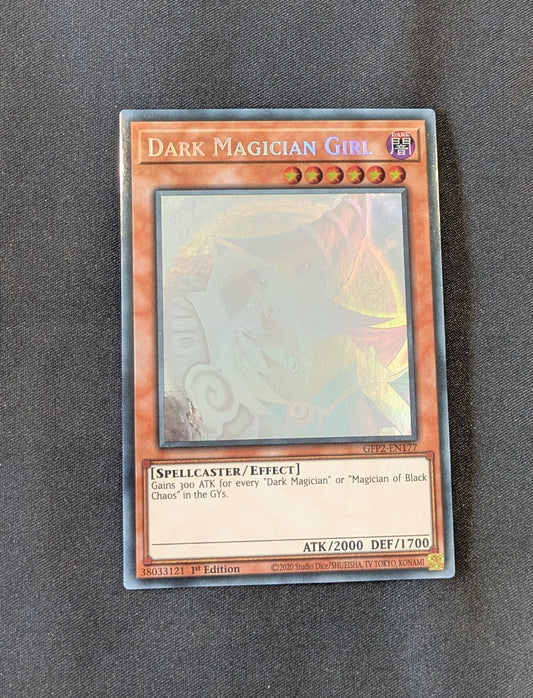 YU-GI-OH! SINGLE - DARK MAGICIAN GIRL 1ST EDITION