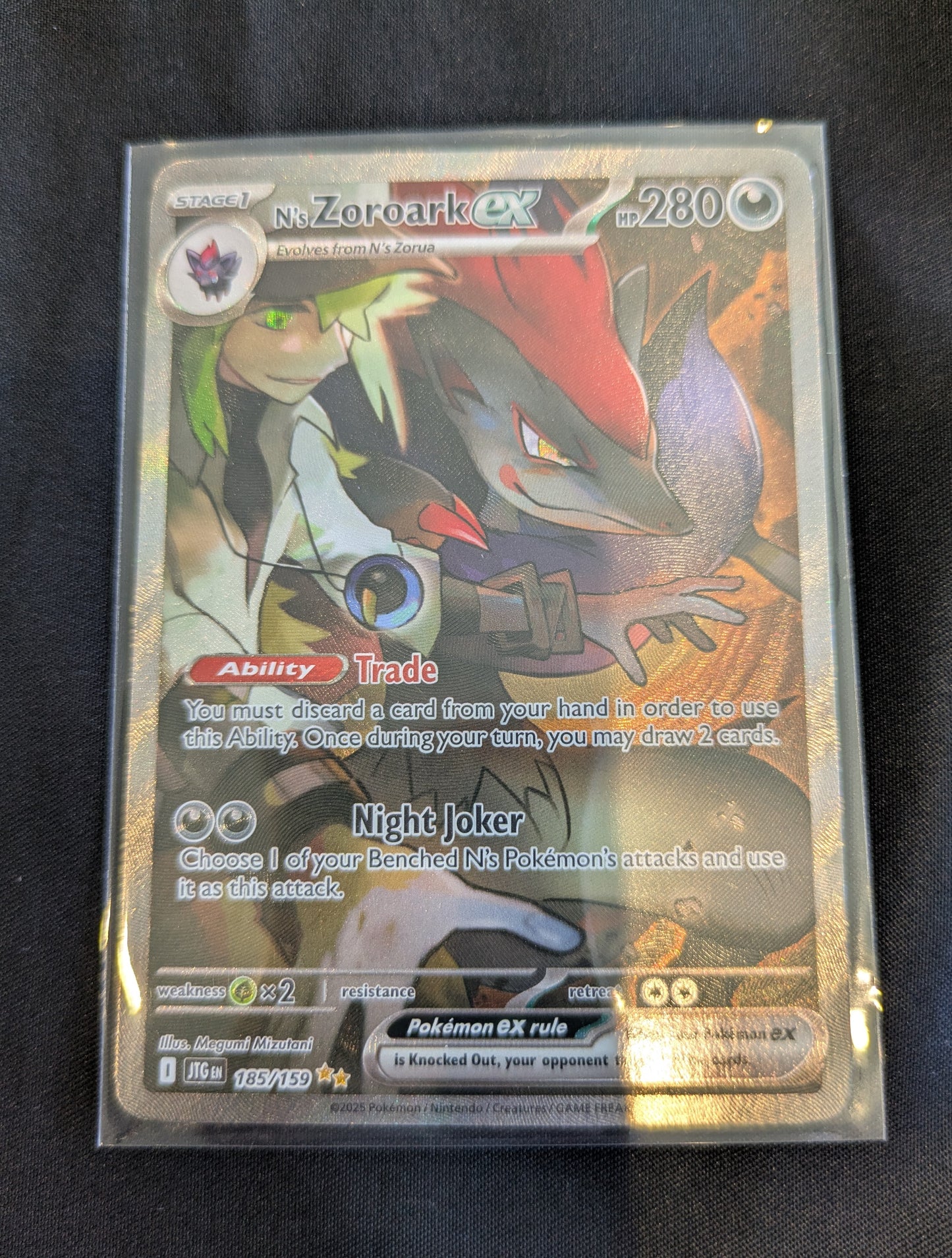 POKEMON 185/159 ZOROARK
