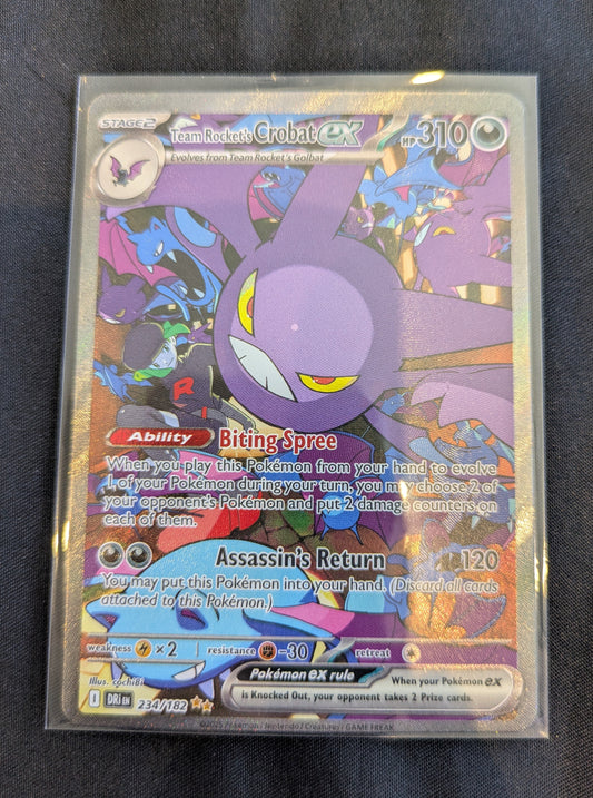 POKEMON 234/182 TEAM ROCKETS CROBAT
