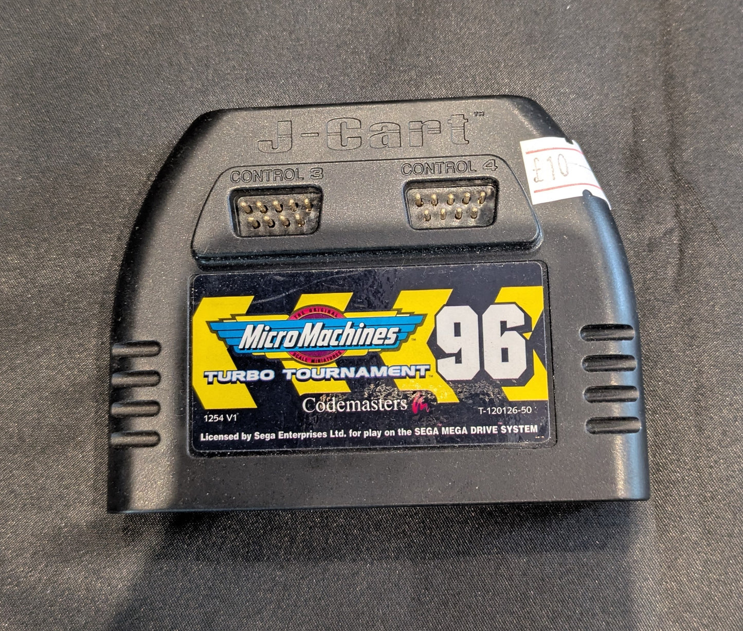 SEGA MEGA DRIVE GAME MICRO MACHINES TURBO TOURNAMENT 96