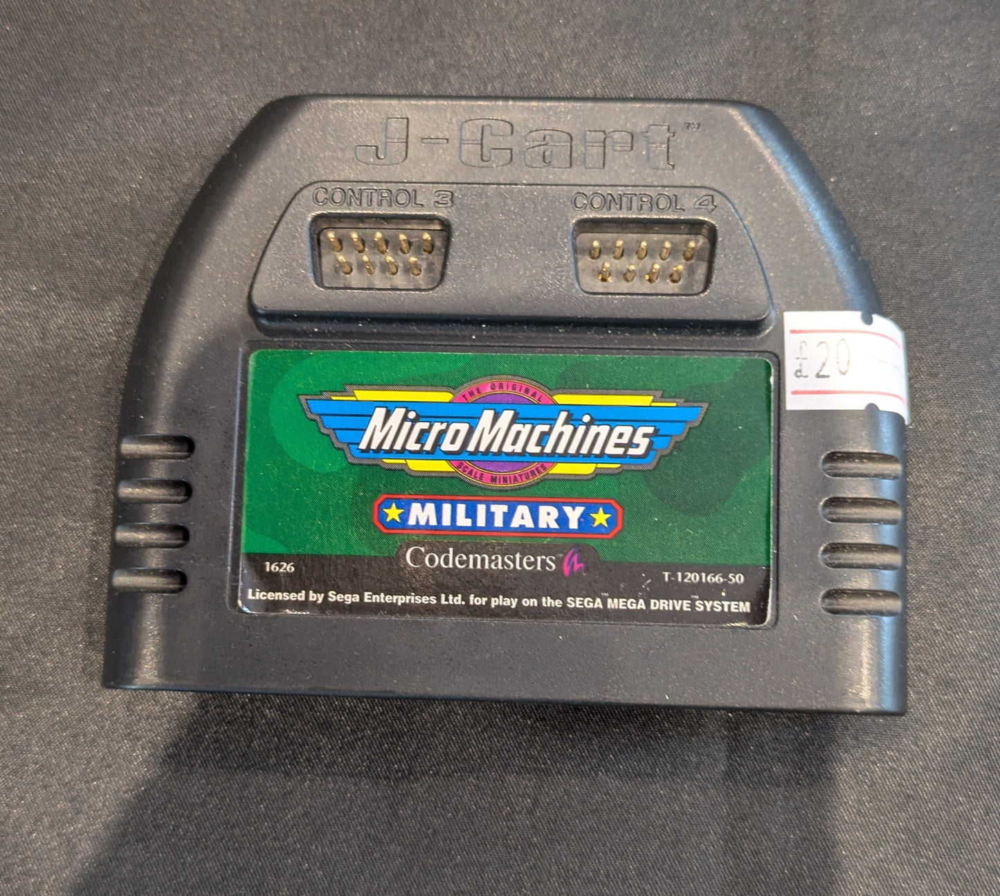 SEGA MEGA DRIVE GAME MICRO MACHINES MILITARY