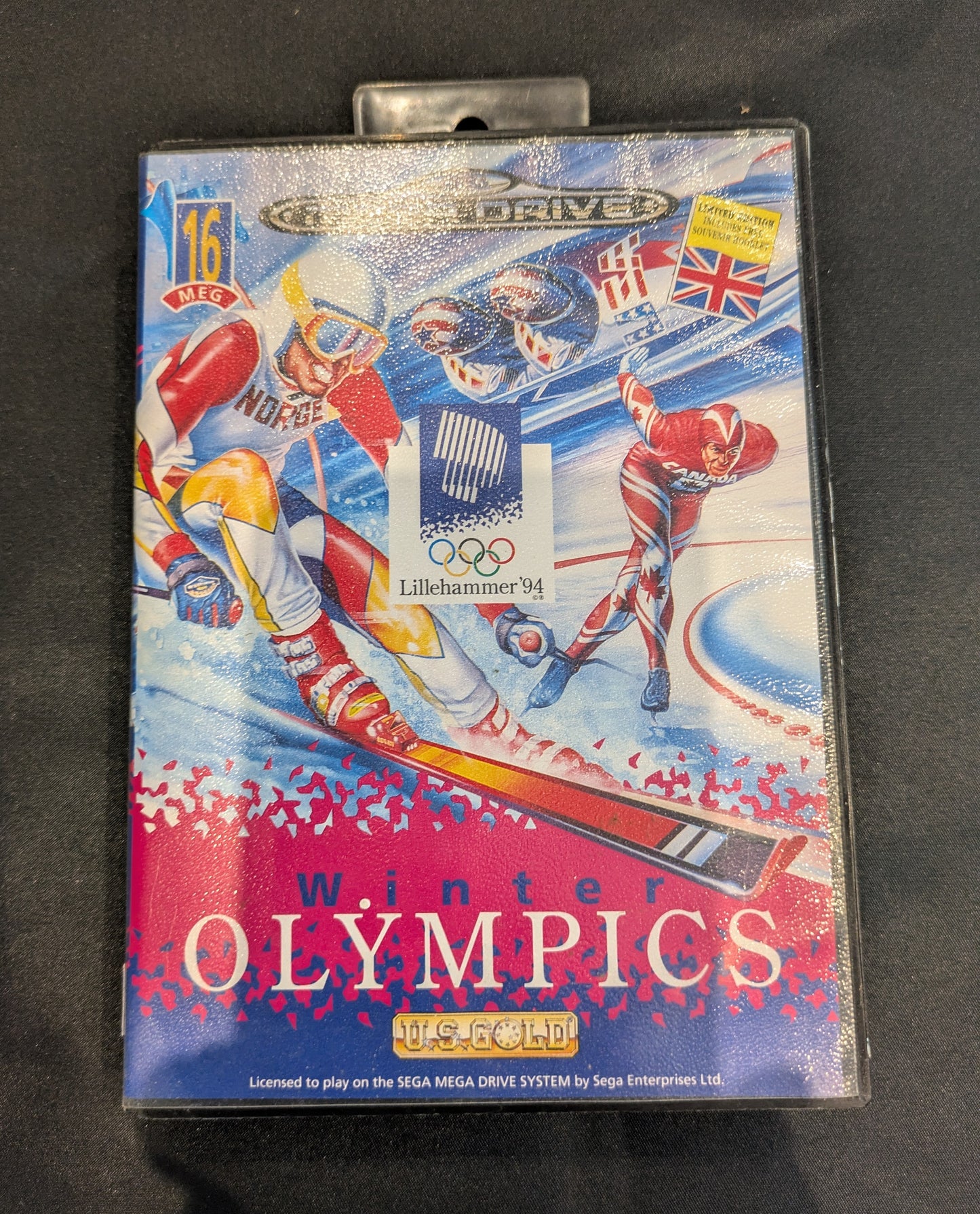 SEGA MEGA DRIVE GAME WINTER OLYMPICS