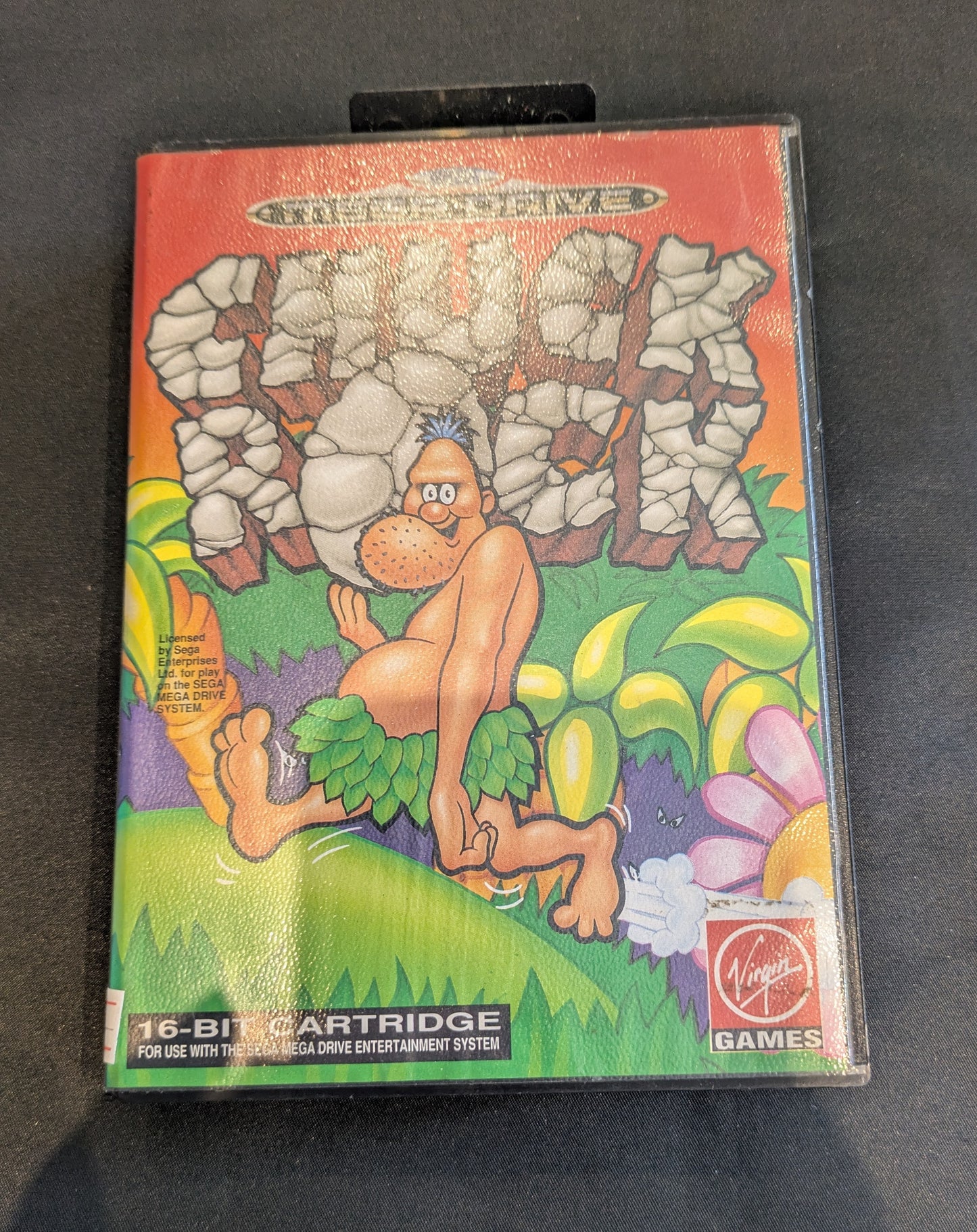 SEGA MEGA DRIVE GAME CHUCK ROCK