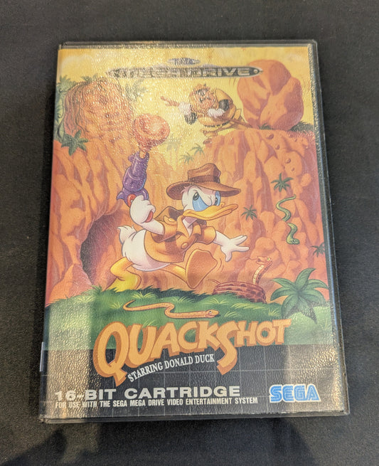 SEGA MEGA DRIVE GAME QUACKSHOT