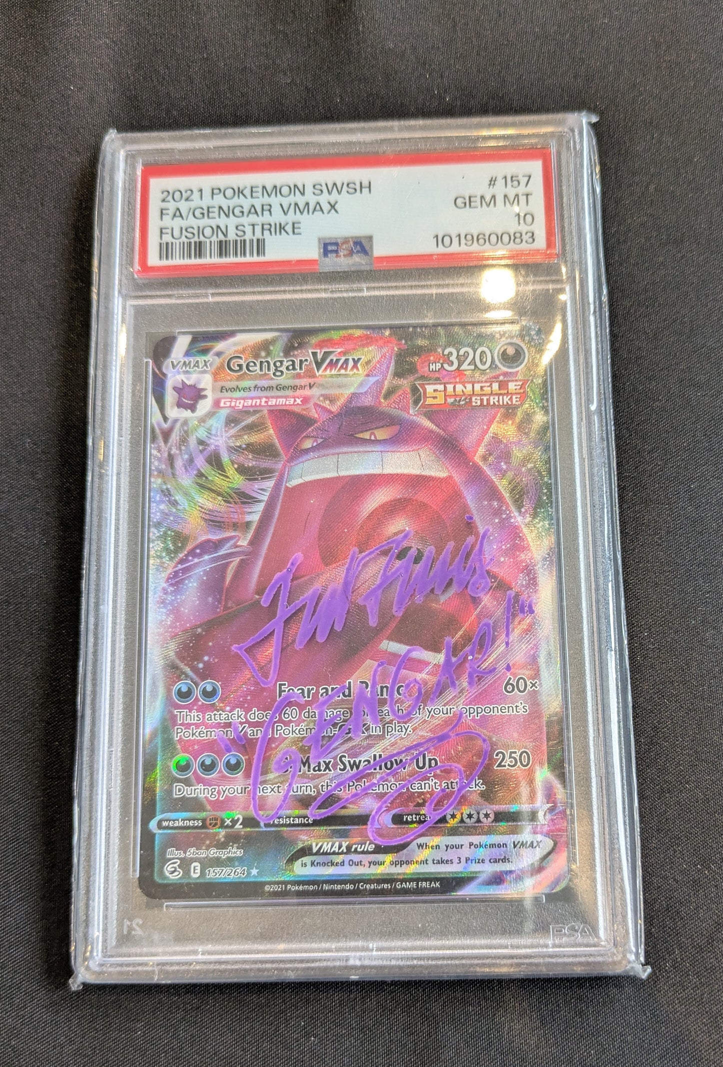 POKEMON GENGAR VMAX 157/264 PSA 10