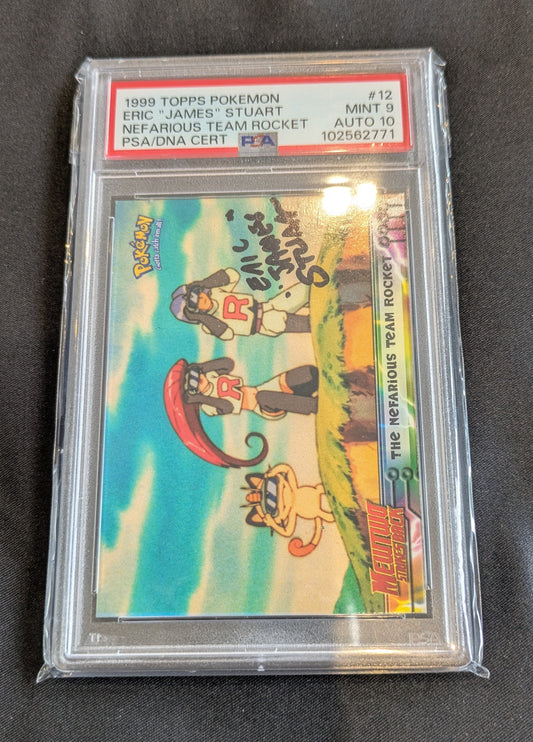 POKEMON #12 TOPPS CHROME PSA 9
