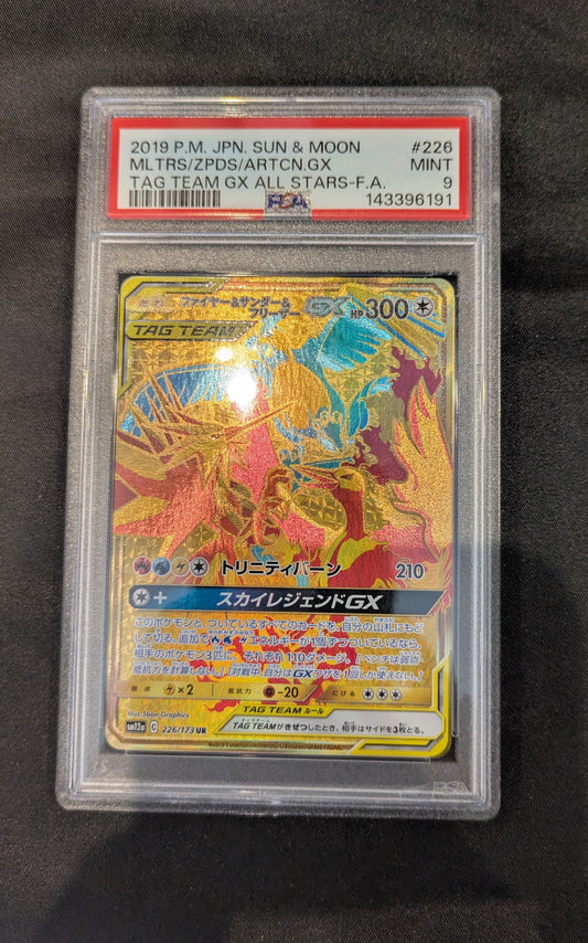 POKEMON MOLTRES, ZAPDOS AND ARTICUNO 226/173 PSA 9