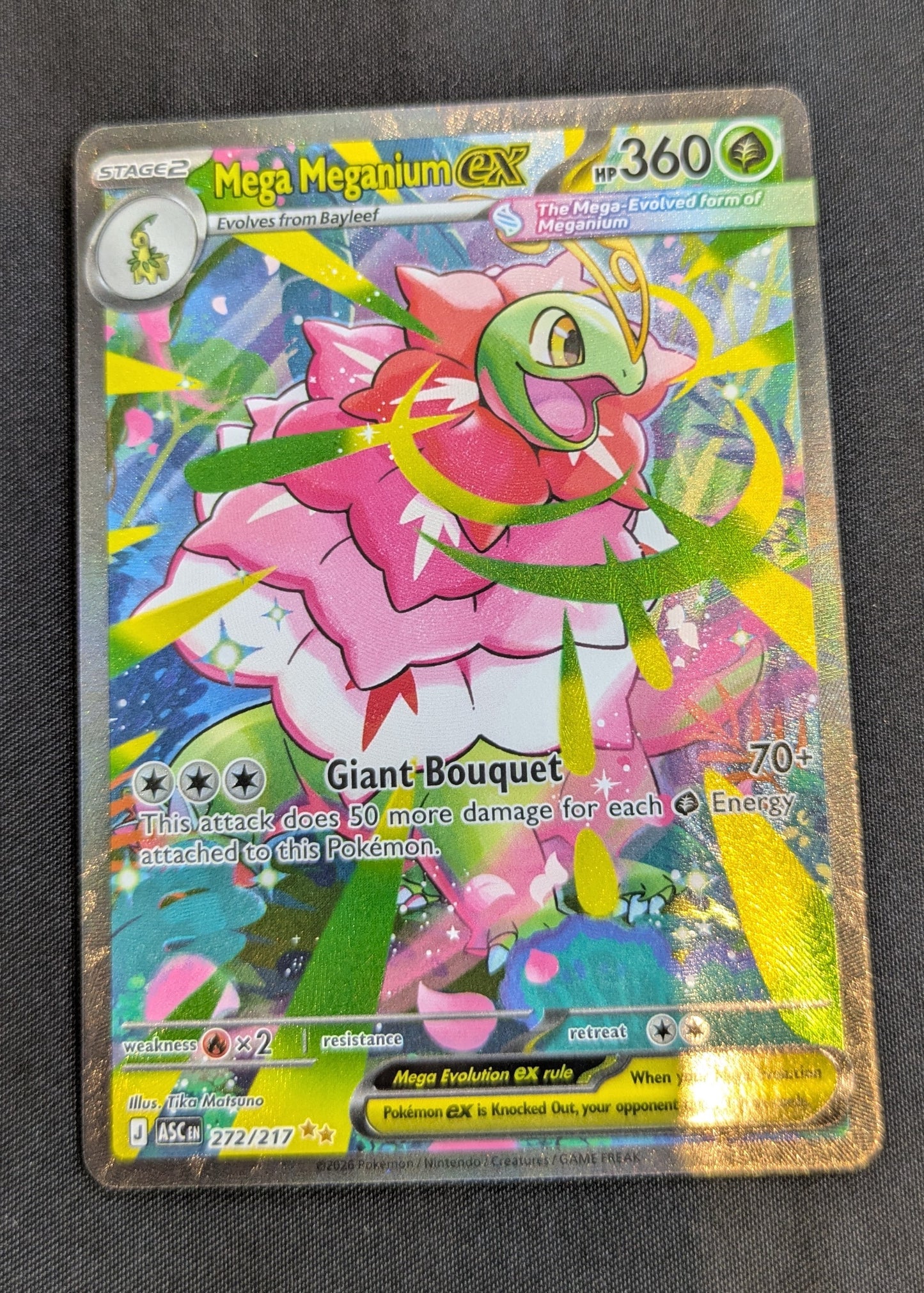POKEMON MEGA MEGANIUM 272/217 SINGLE