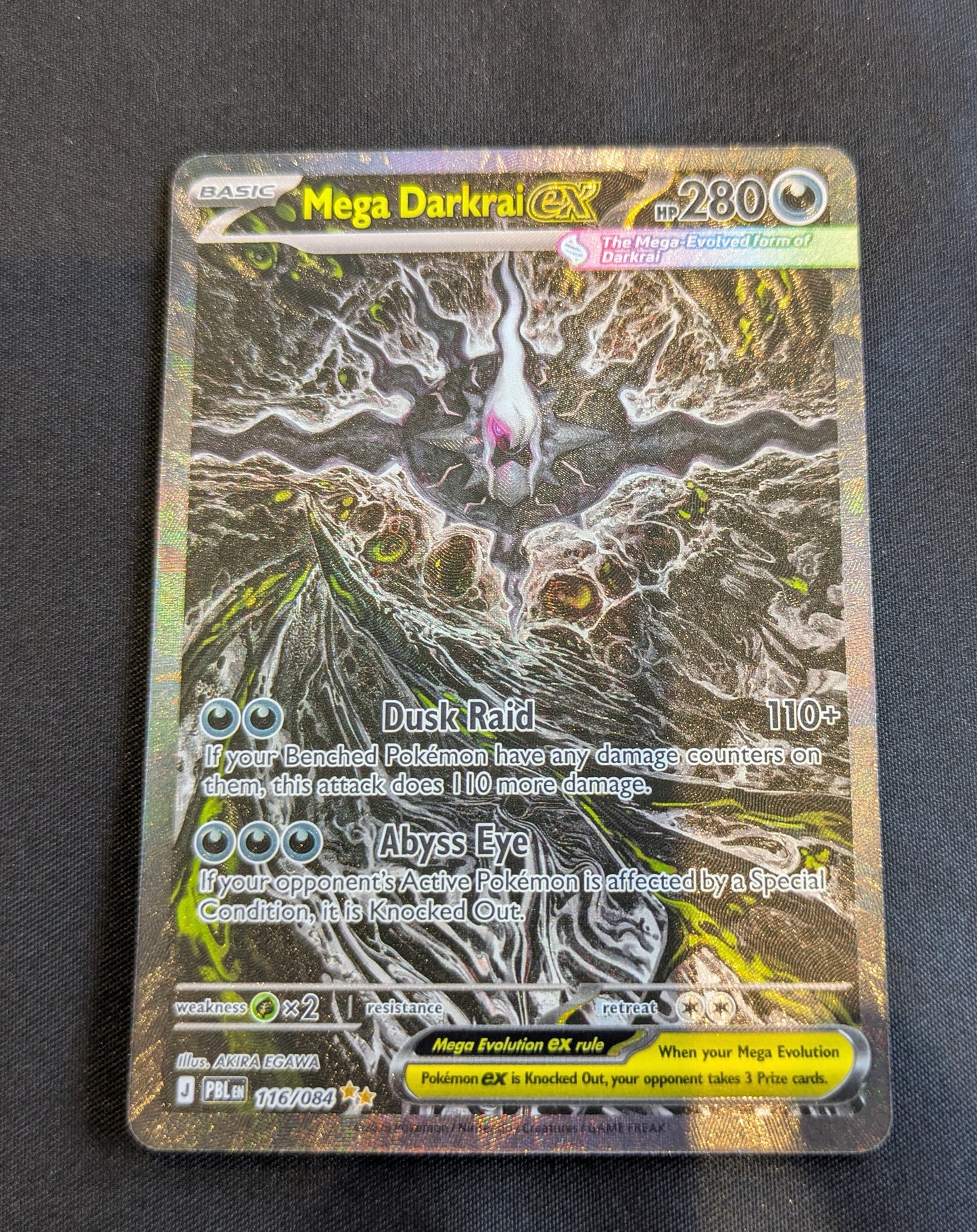 POKEMON 116/084 MEGA DARKRAI EX SINGLE