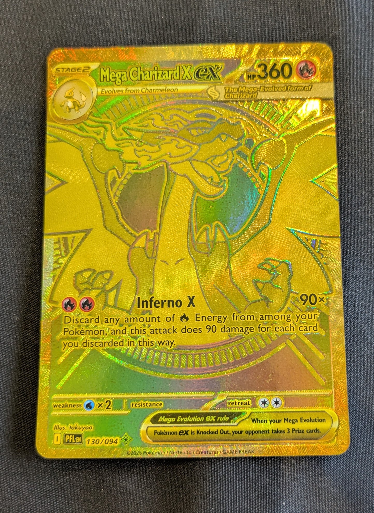 POKEMON 130/094 MEGA CHARIZARD EX SINGLE