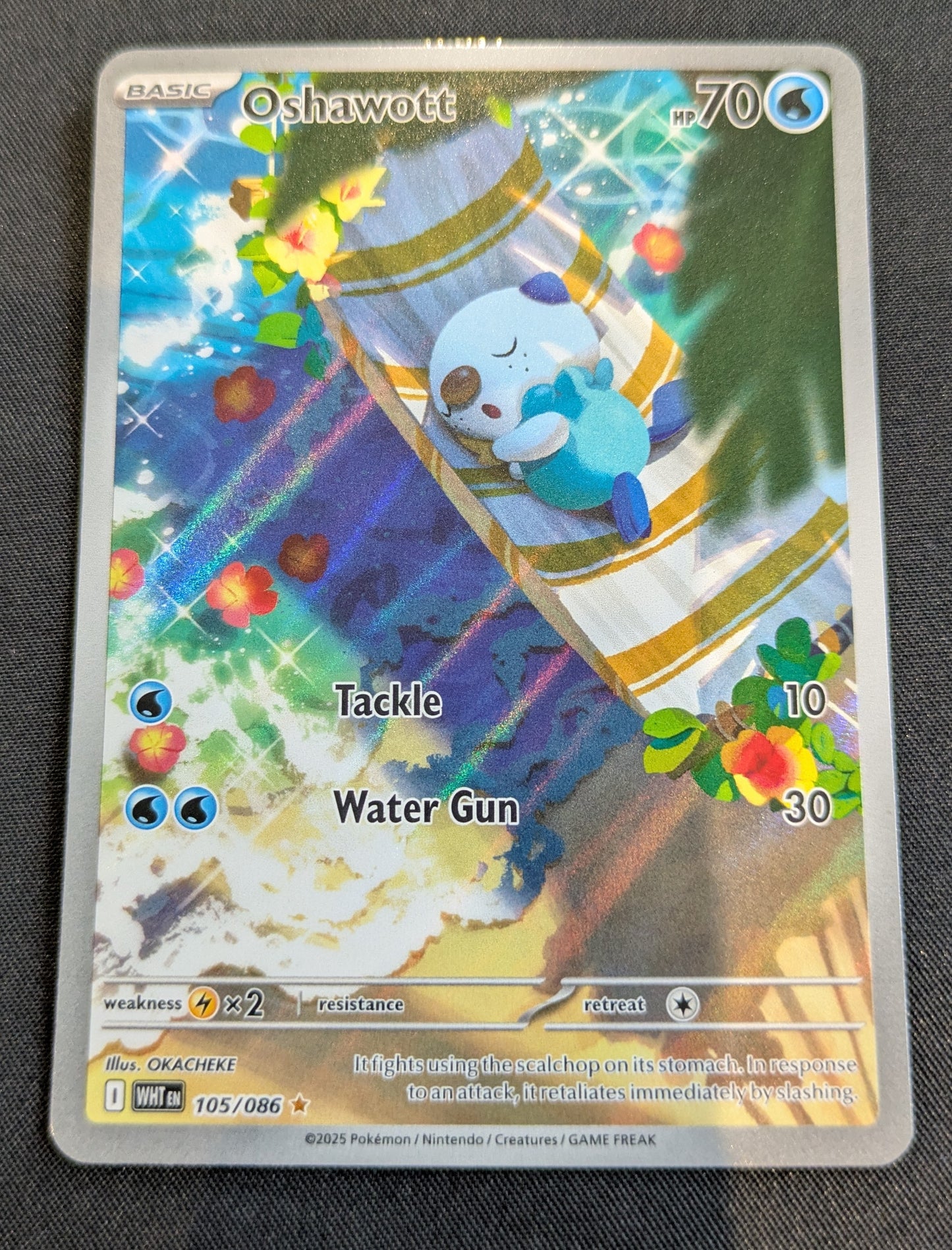 POKEMON SINGLES OSHAWOTT 105/086