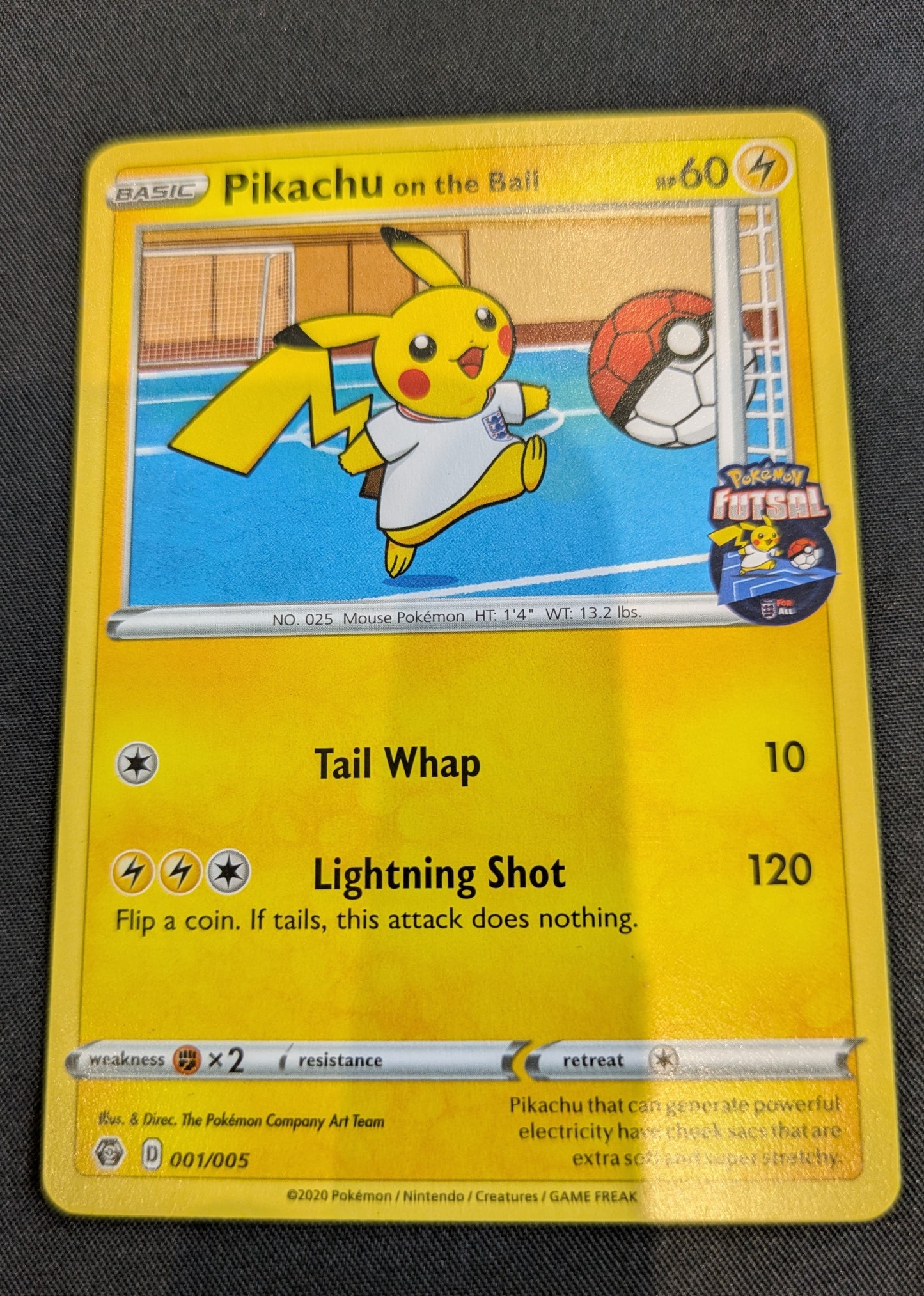 POKEMON SINGLES PIKACHU 001/005