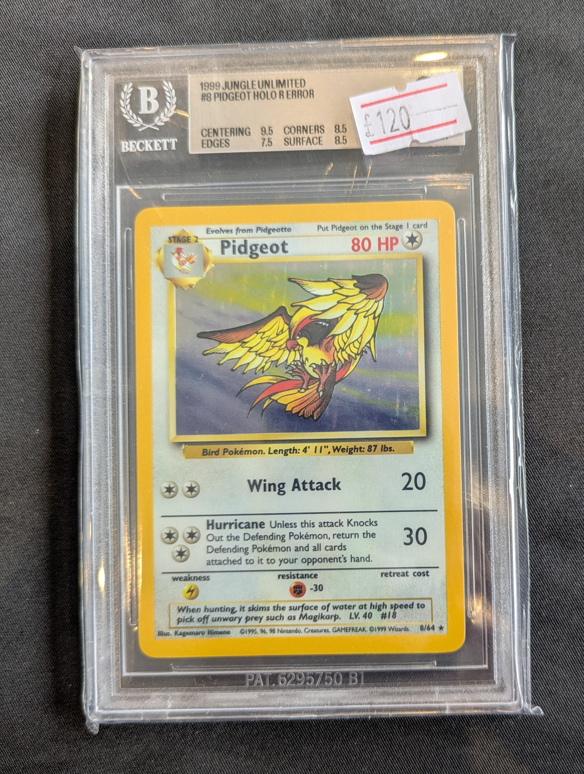 POKEMON 8/64 PIDGEOT BECKETT 8