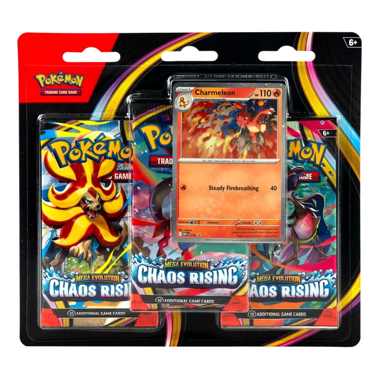 POKEMON CHAOS RISING TRIPLE BLISTER PACK