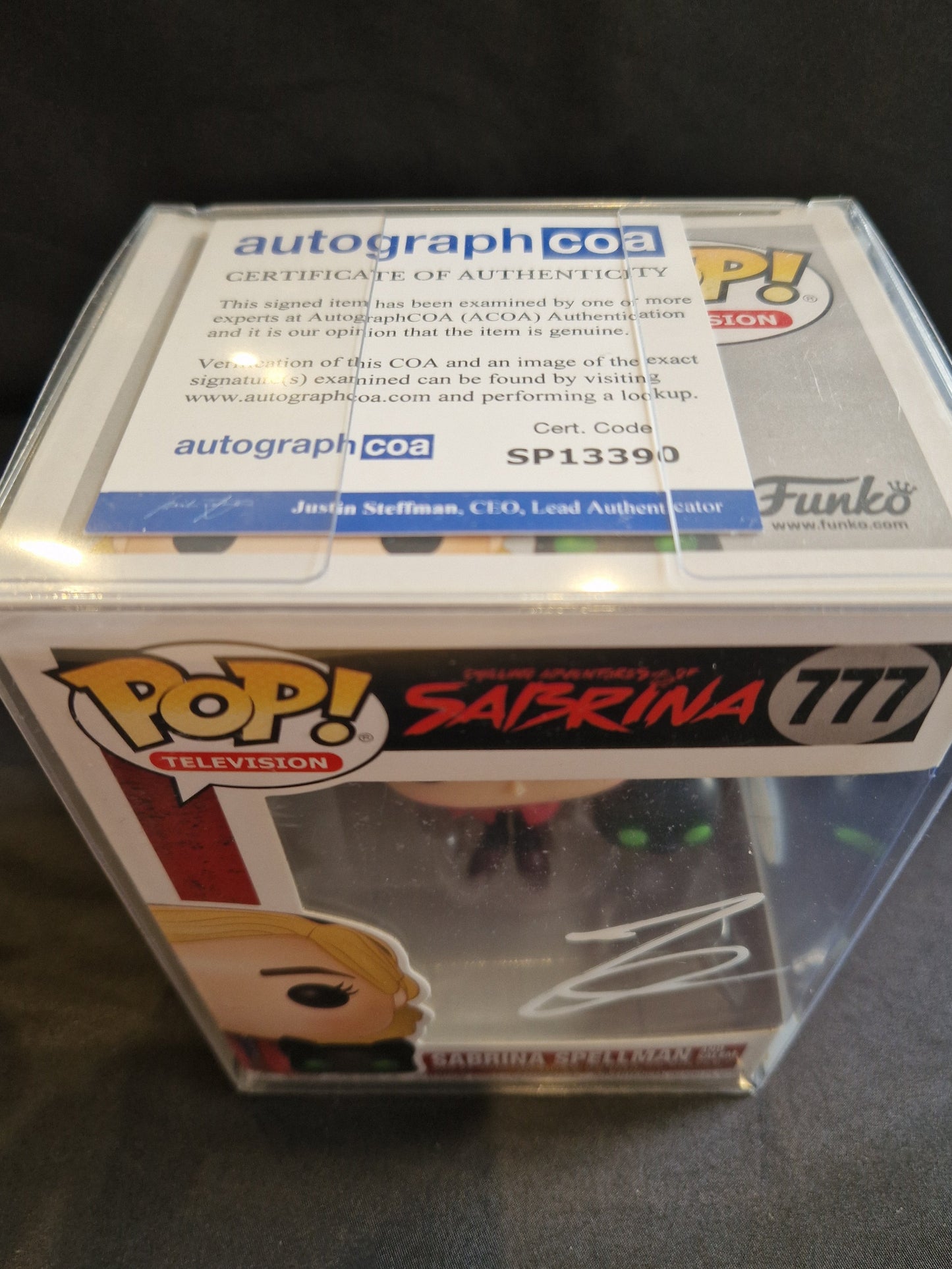 Sabrina Spellman Funko Pop 777 signed