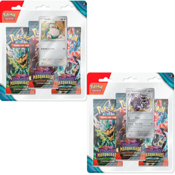 Scarlet and Violet Twilight Masquerade 3 Pack Blister