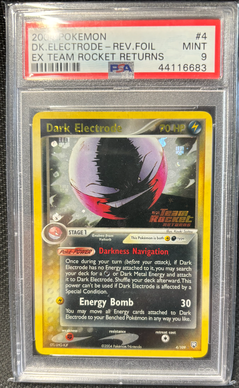 2004 POKEMON DK ELECTRODE REVERSE FOIL EX TEAM ROCKET RETURNS