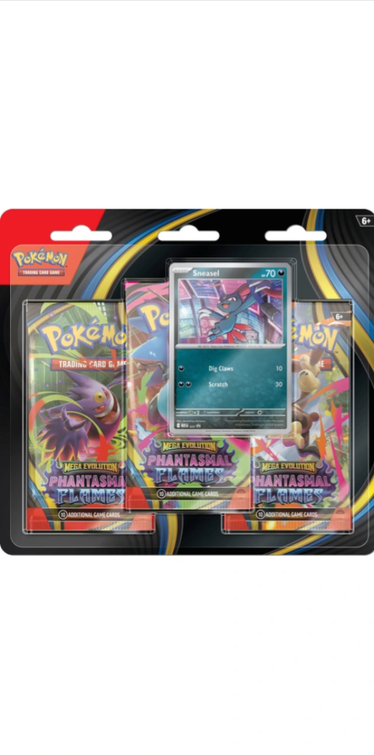POKEMON PHANTASMAL FLAMES TRIPLE BLISTER PACK