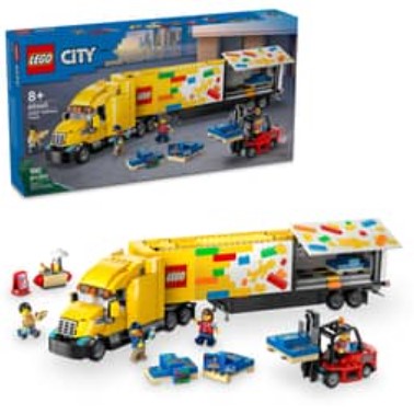 Yellow Delivery Truck