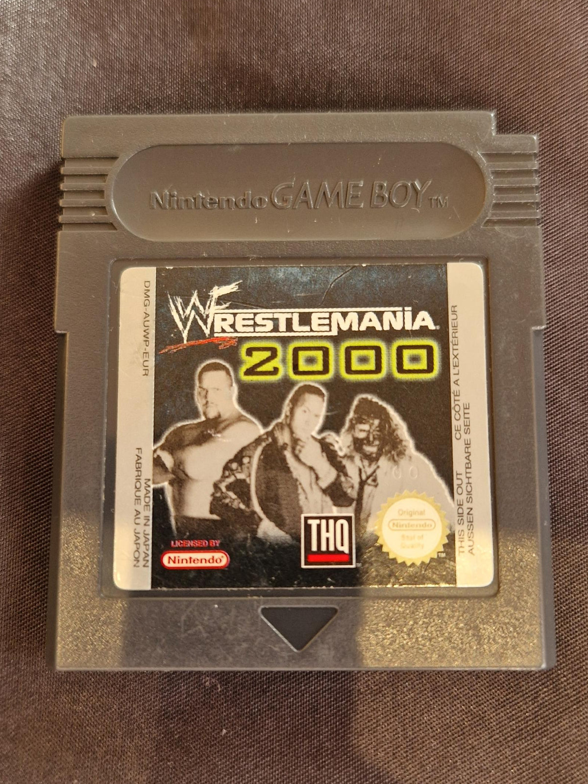 GAME BOY WF WRESTLEMANIA 2000