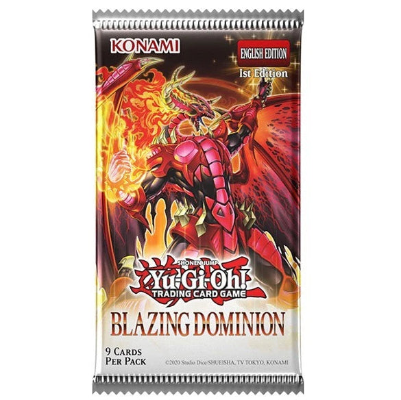 YU-GI OH! BLAZING DOMINION PACKS