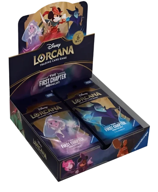 lorcana first chapter booster box price Ravensburger Disney TCG: The Assorted Single Pack (12 Cards) | Collectible Trading Cards | Ideal for Disney Fans & TCG Players and the oversized foil versions are fun to collect and display Disney's Lorcana - The First