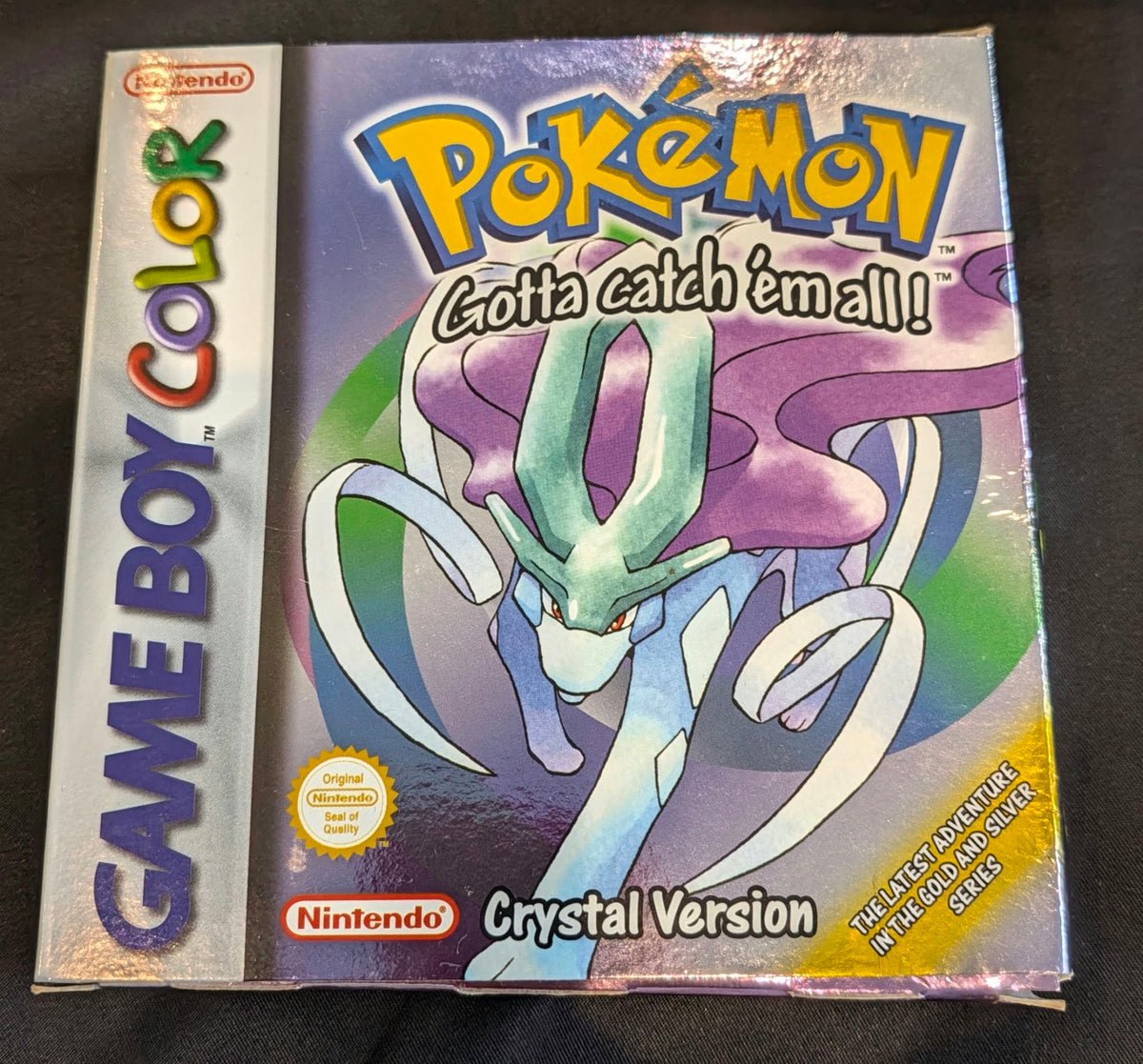 POKEMON GAMEBOY COLOUR GAME CRYSTAL VERSION STILL BOXED