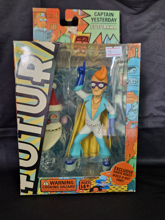 Futurama Fry Captain Yesterday PVC Figure Toynami 15cm