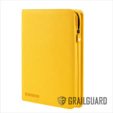 GRAIL GUARD 9 POCKET BINDER YELLOW