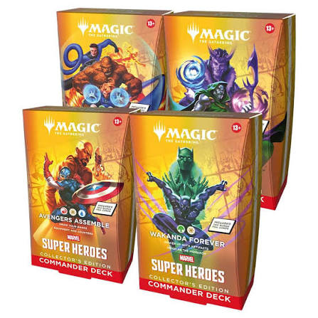 MAGIC THE GATHERING MARVEL SUPERHEROES COMMANDER DECK