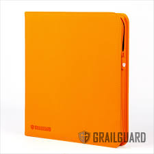GRAIL GUARD 9 POCKET BINDER ORANGE