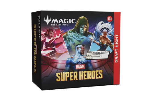 MAGIC THE GATHERING MARVEL SUPERHEROES DRAFT NIGHT BOX
