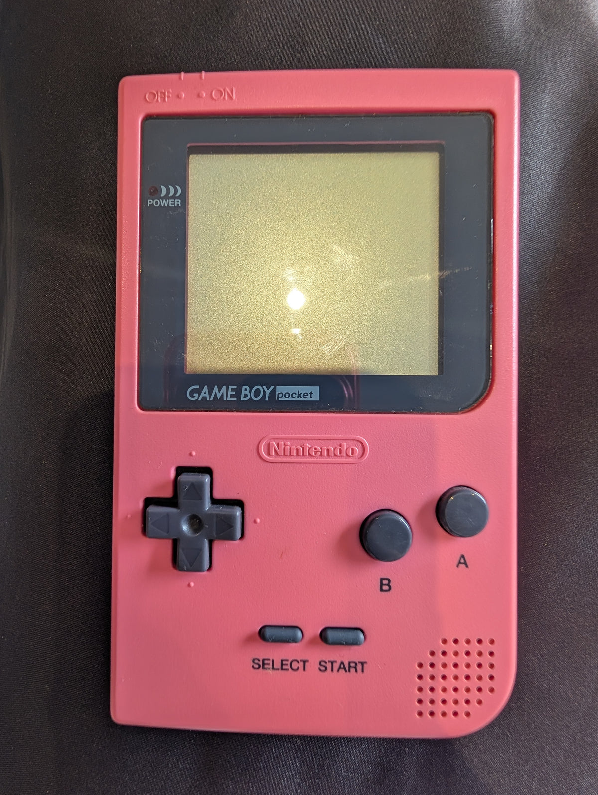 NINTENDO GAME BOY POCKET (MODEL MGB-001) PINK SHELL