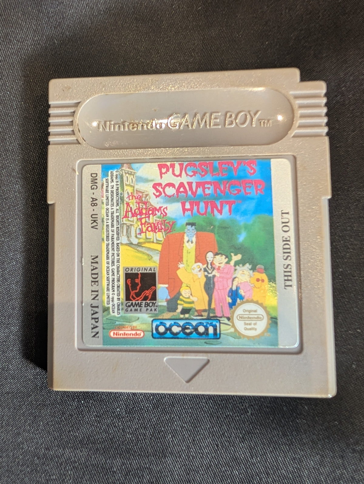 GAME BOY PUGSLEY'S SCAVANGER HUNT - THE ADDAMS FAMILY
